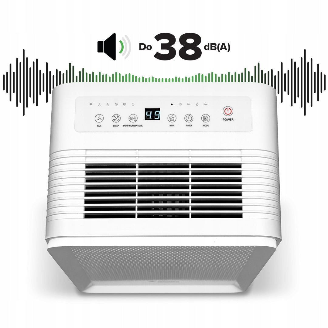 Dehumidifier MYCOND Roomer Smart 12l/24h +Laundry drying + Wi-Fi Dominant color white