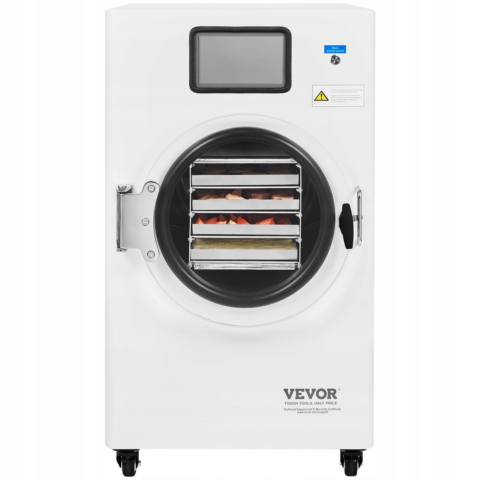Dehydrator Żywności 4 Warstwa 4-6KG Na Kółka Wizualizacja Procesu Białe Manufacturer code SPDGJ04