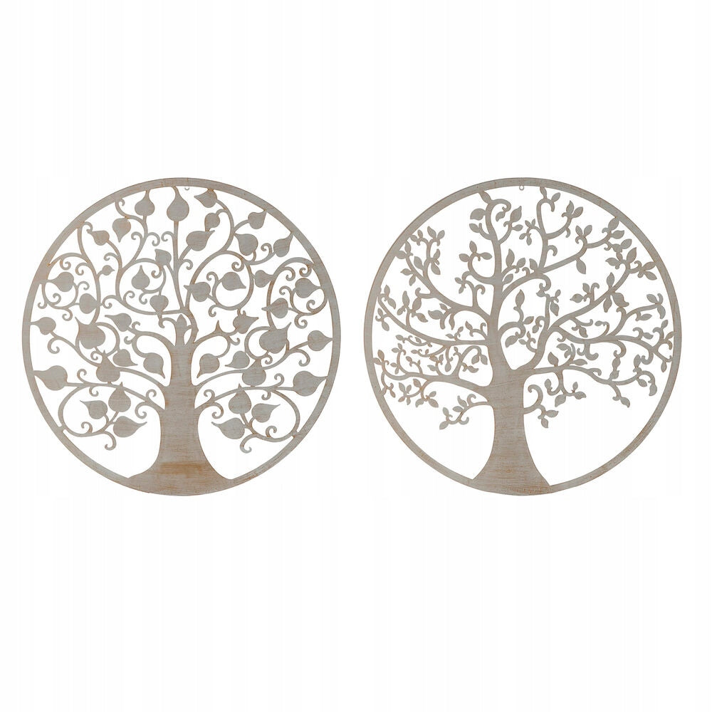 Wanddekoration DKD Home Decor, 100 x 1 x 100 cm, 2 Stk 