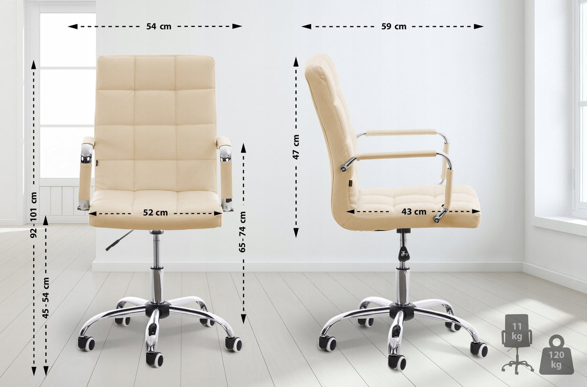 Deli V2 office chair, cream Packaging status original