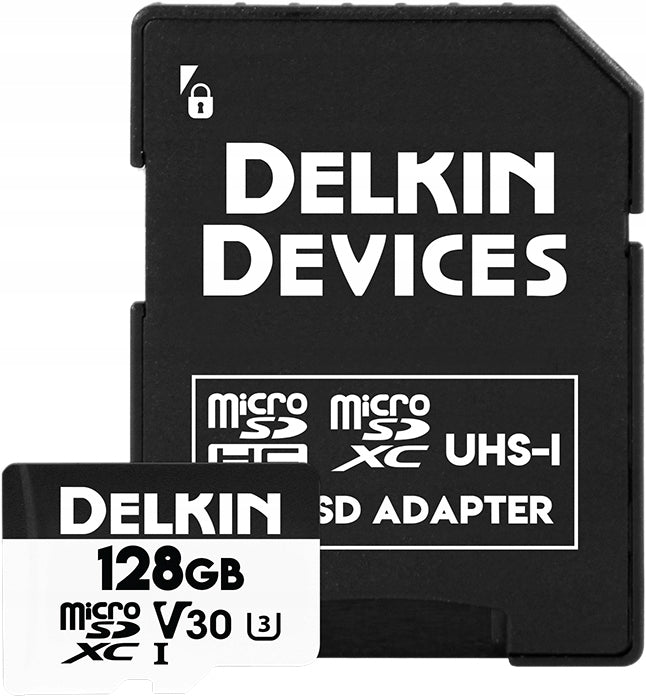 Delkin microSDXC Trail Cam Hyperspeed R100/ pcs W75 (V30) 128GB