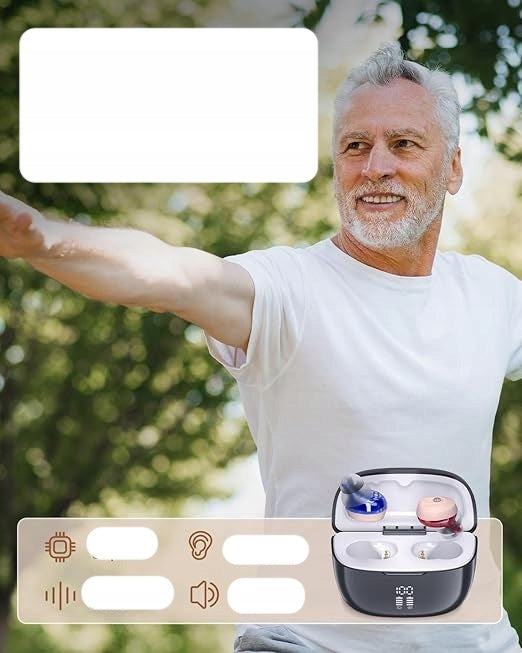 Delmicure Rechargeable Digital Hearing Aid, 4 Sound Modes T1333 Manufacturer code B0F9LJTN6R-NK