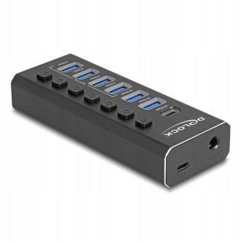 Delock Hub - 10 Gbps, 4 Fast Charging Ports