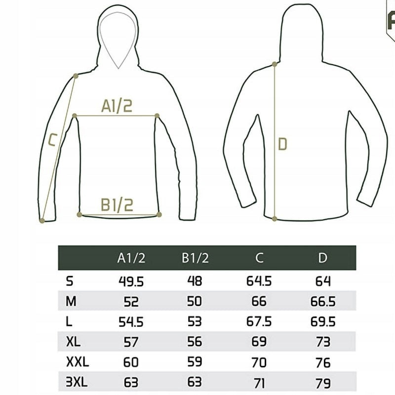 Delphin UV ARMOR 50+ Olive Hoodie – Size S Packaging status original