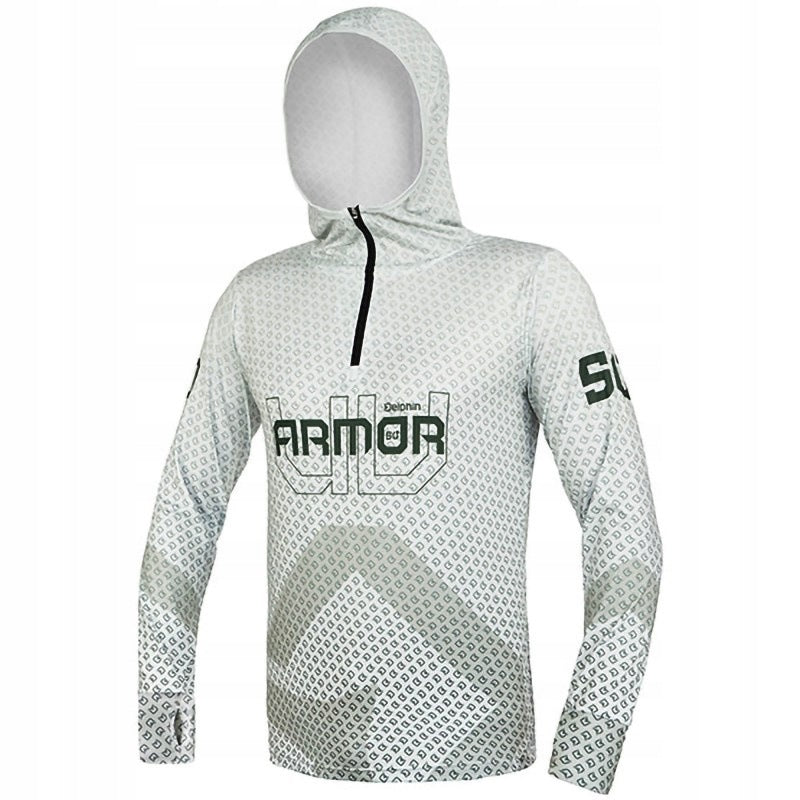 Delphin UV ARMOR 50+ Olive Hoodie – Size S