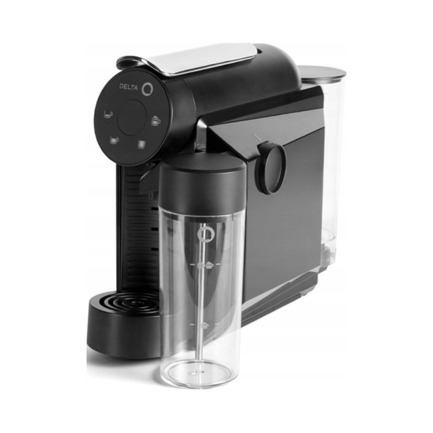 Delta Q MINI MILKQOOL capsule coffee maker with milk dispensing system Packaging status original
