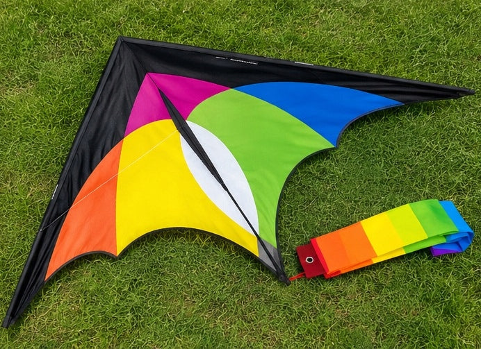 Delta Yellow Kite for Kids and Adults Brand Anpro