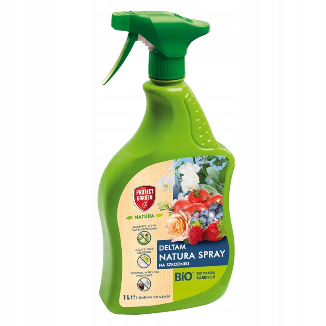 Deltam Natura Protect Garden 1L Insecticide Spray for Plants and Vegetables Ready