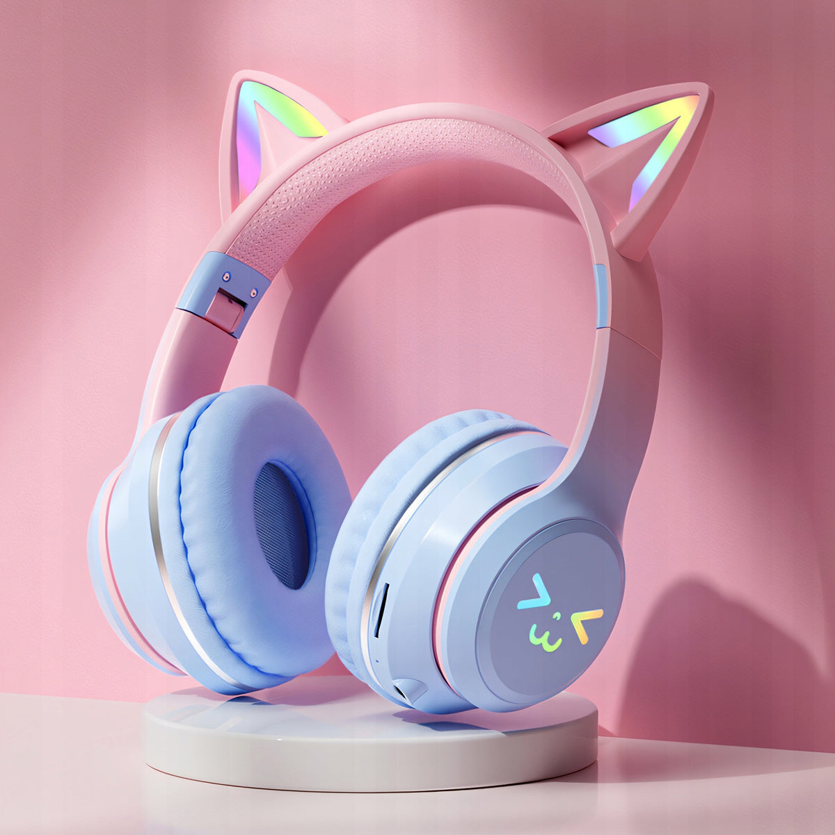 Delux ELUXE Bluetooth LED RGB Wireless On-Ear Headphones