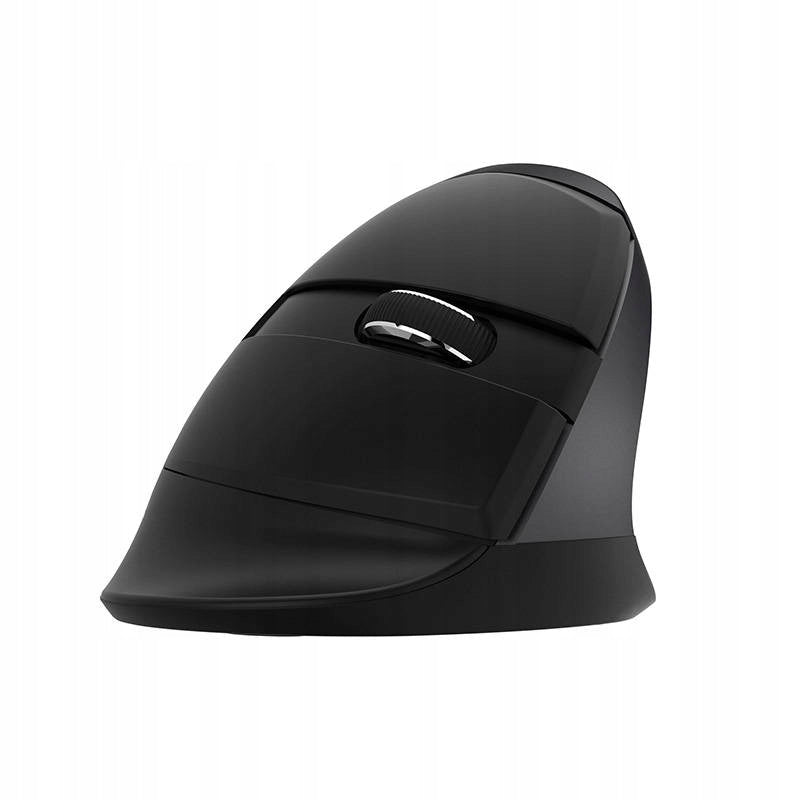 Delux M618Mini DB BT+2.4G 2400DPI Wireless Vertical Mouse (Black) Model M618Mini DB