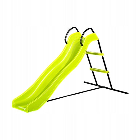 Deluxe Garden Slide with Metal Frame – Plastic Slide Brand Małpiszon