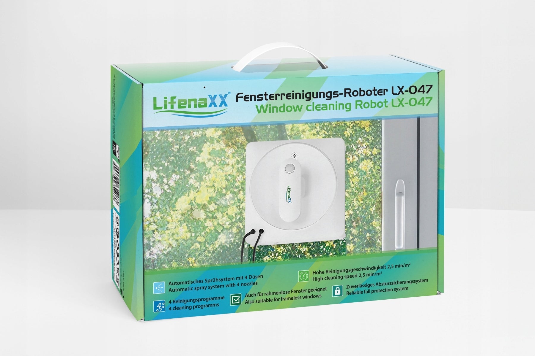 Deluxe Window Cleaner LifenaXX LX-047 4500Pa Accessory Pack Outlet Packaging status original
