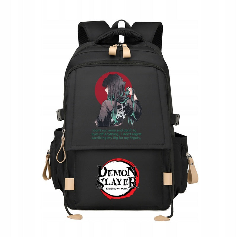 Demon Slayer SCHOOL BACKPACK YOUTH SATCHEL ROOMY FOR Brand no brand