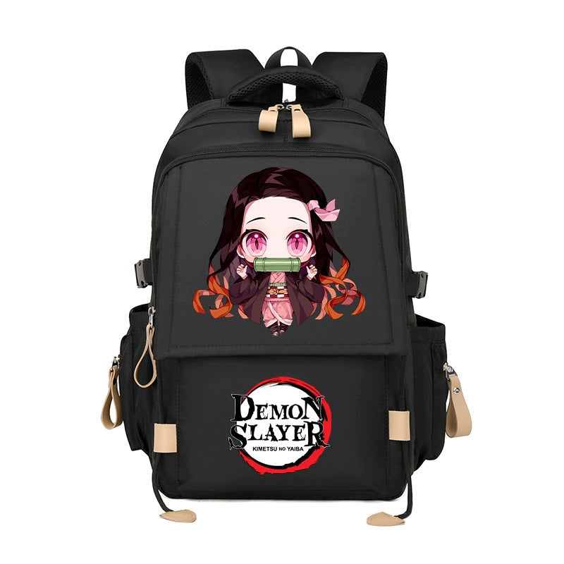 Demon Slayer SCHOOL BACKPACK YOUTH SATCHEL ROOMY FOR