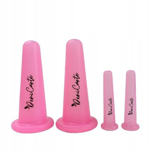 Deni Carte Chinese Bubble Silicone Anti-Cellulite - Set of 4 Color pink