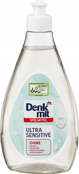 Denkmit Ultra Sensitive Dishwashing Liquid, 500 ml