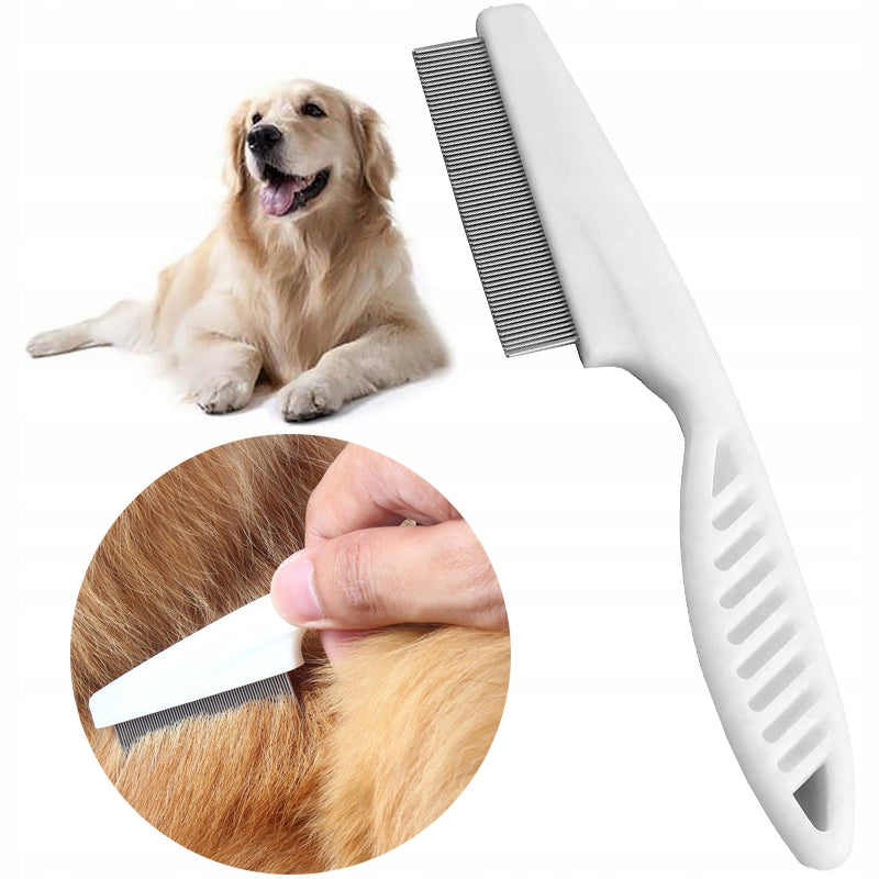 Dense comb for combing lice flea ticks hair brush
