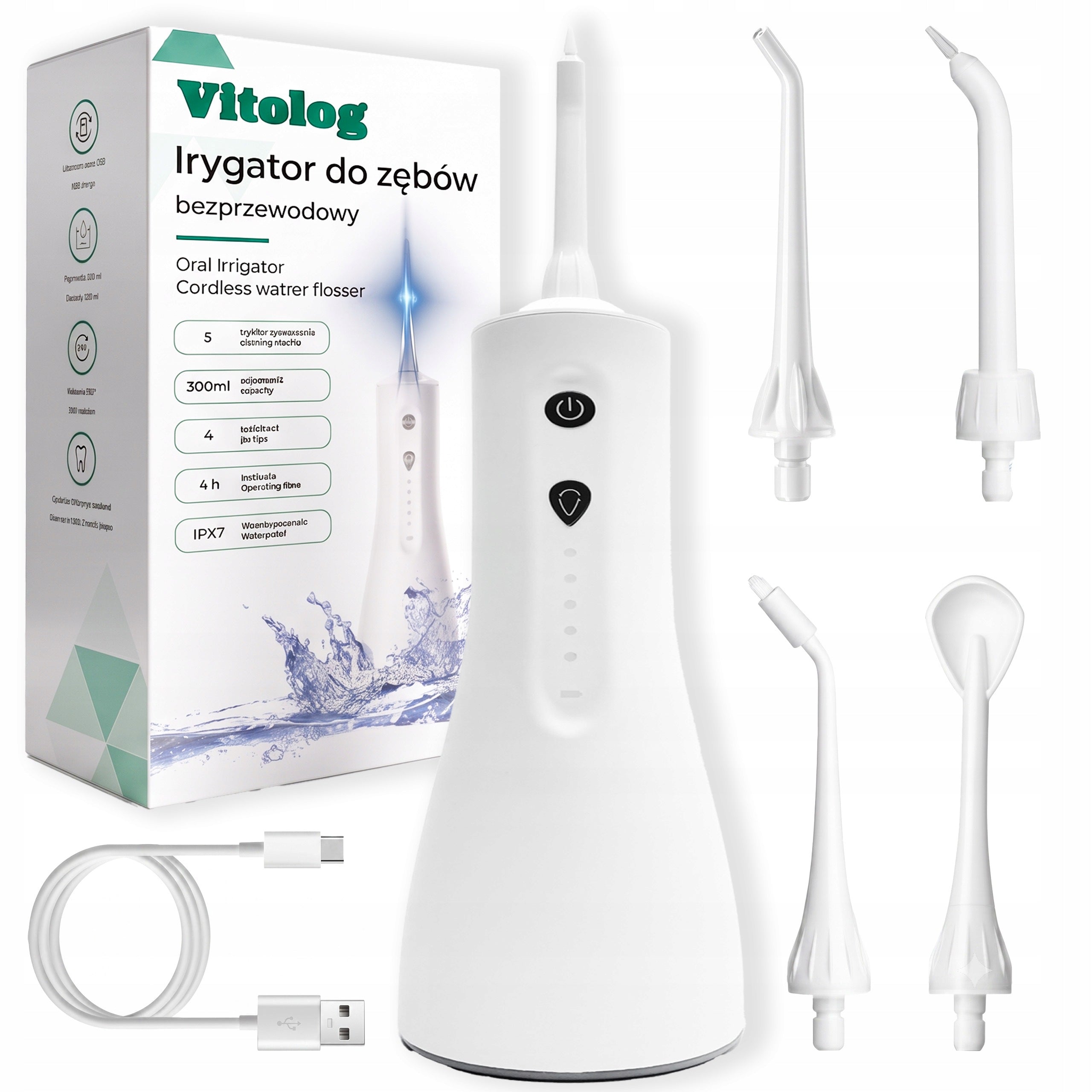 Dental Irrigator Dental Wireless For Oral Teeth