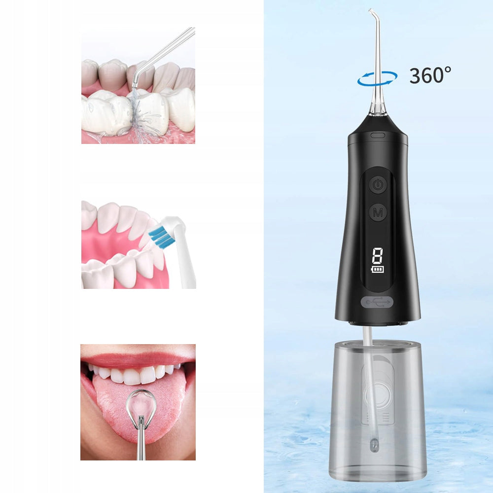 Dental Irrigator Water Flosser For Teeth Cleaning 9 Modes Rechargeable Medical device no