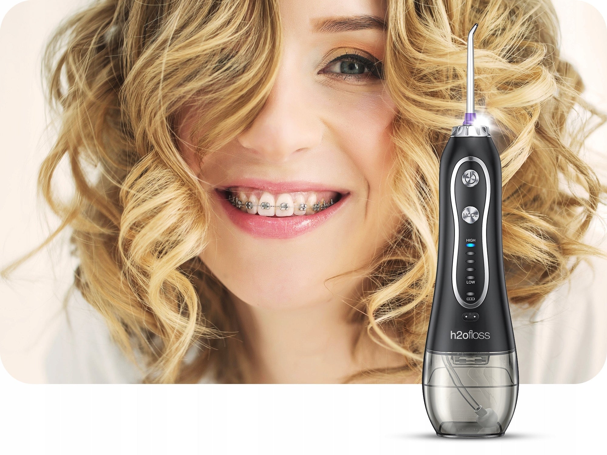 Dental Oral Irrigator Wireless 4 MODES + 5 NOZZLES Packaging status original