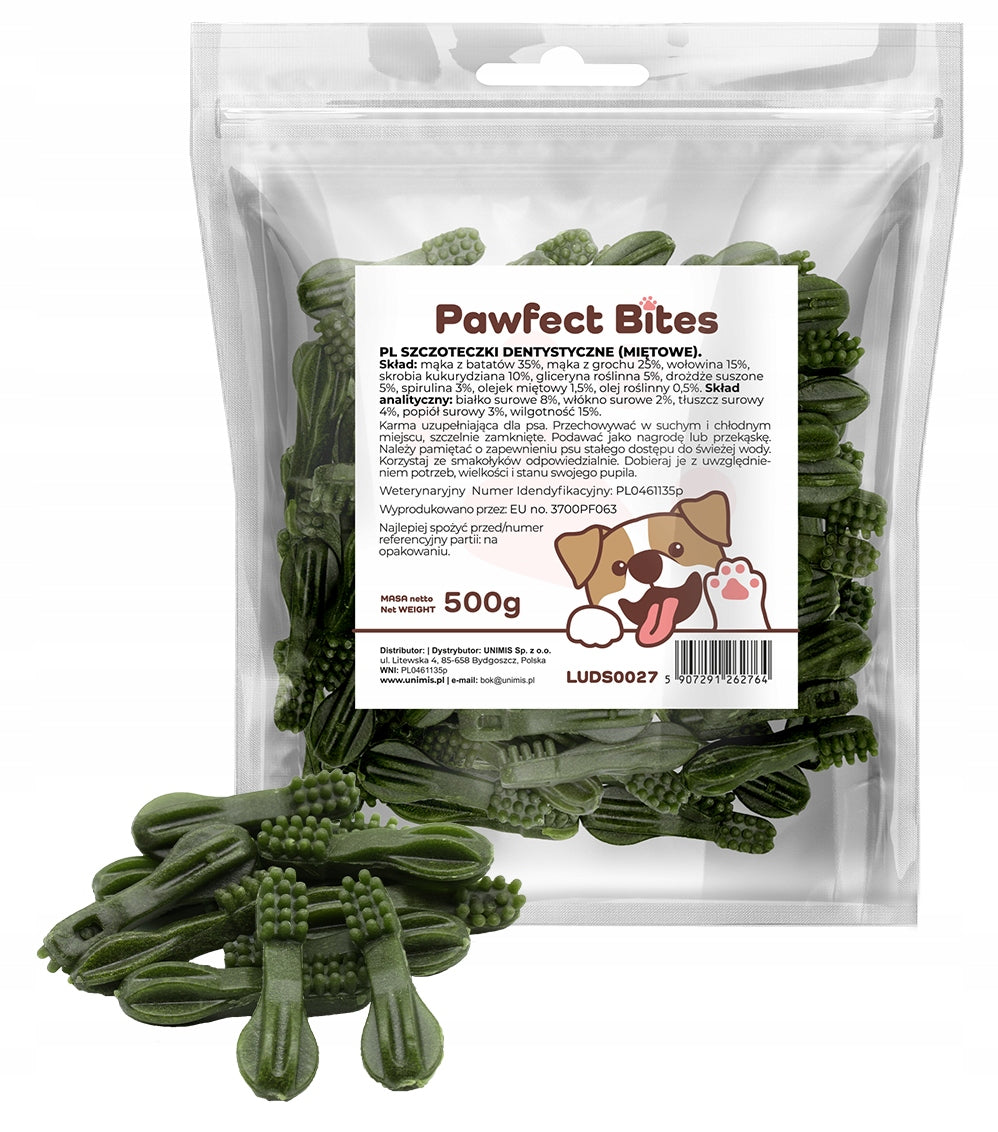 Dental Treats for Dog Dental Teether 500g PAWFECT BITES