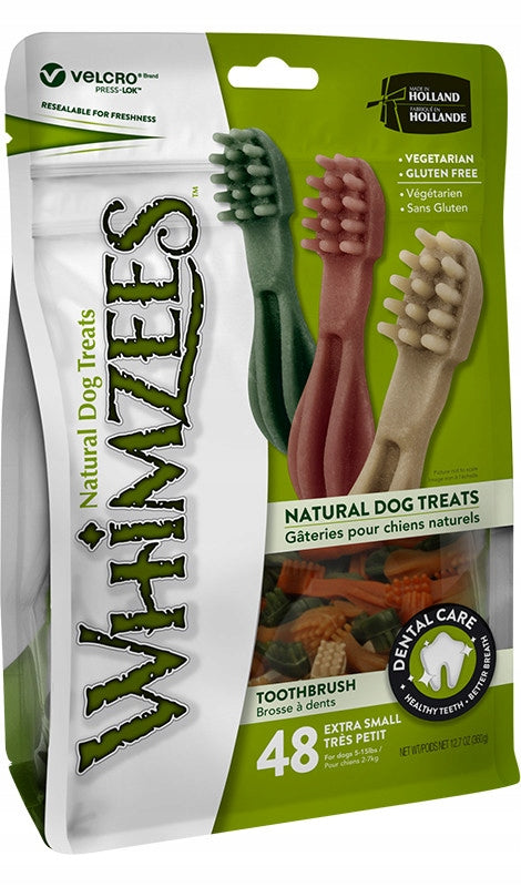 Dental teethers Whimzees toothbrush XS 48 pcs.