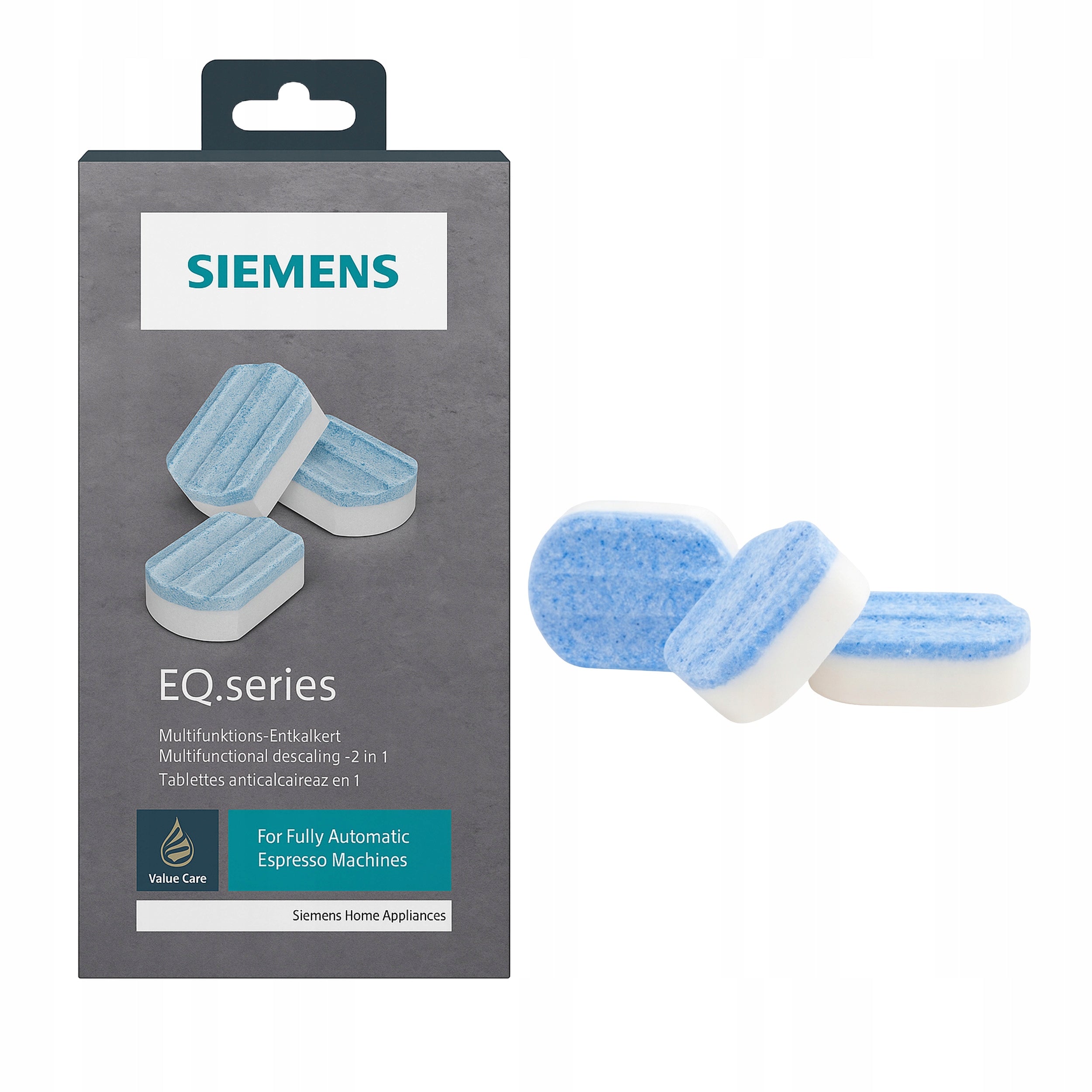 Descaler Tablets Siemens TZ80002B 3 Pieces Cleansing Manufacturer code Tabletki Czyszczące Siemens TZ80002B 3 Sztuki