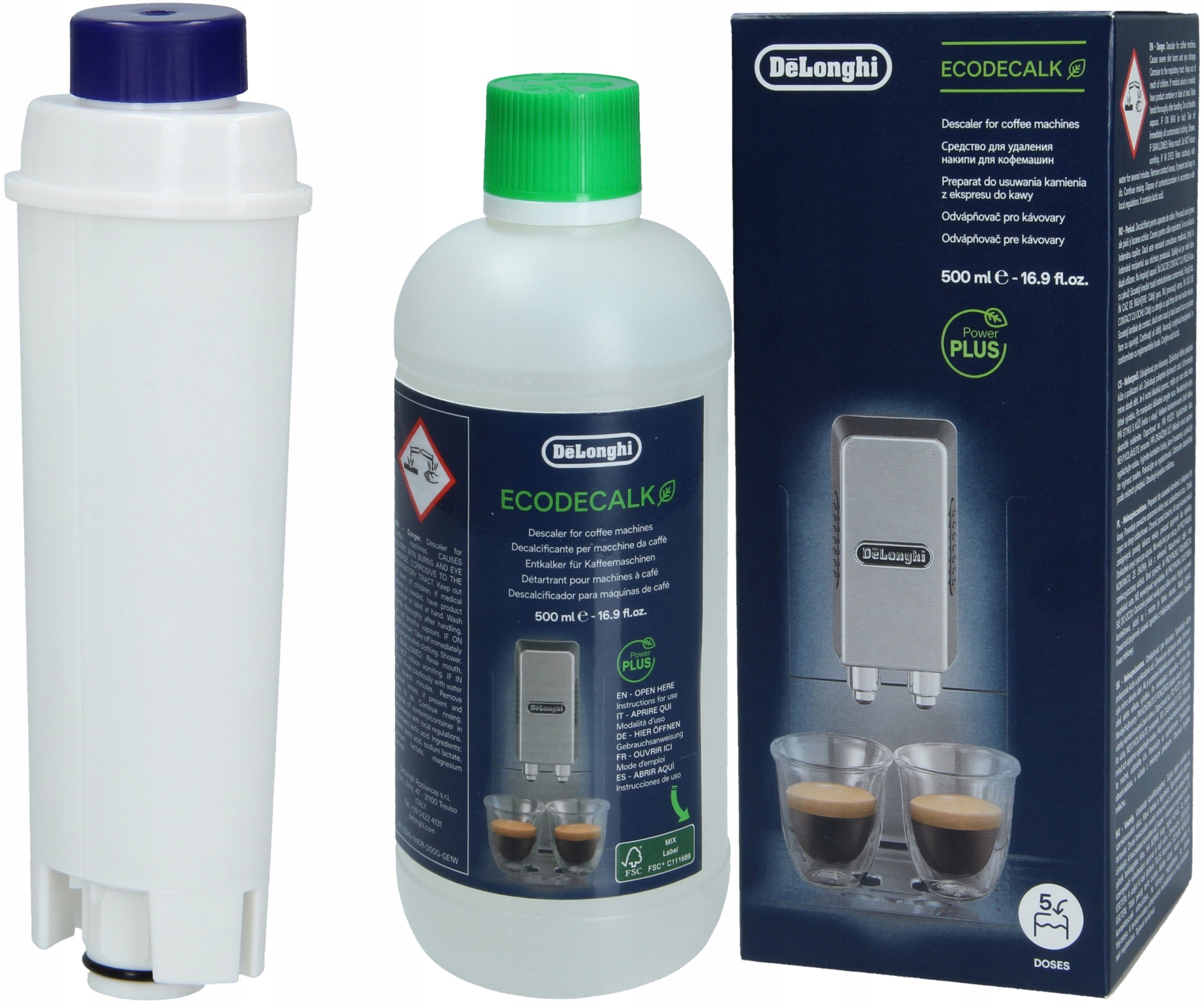 Descaler + filter for DeLonghi Magnifica S