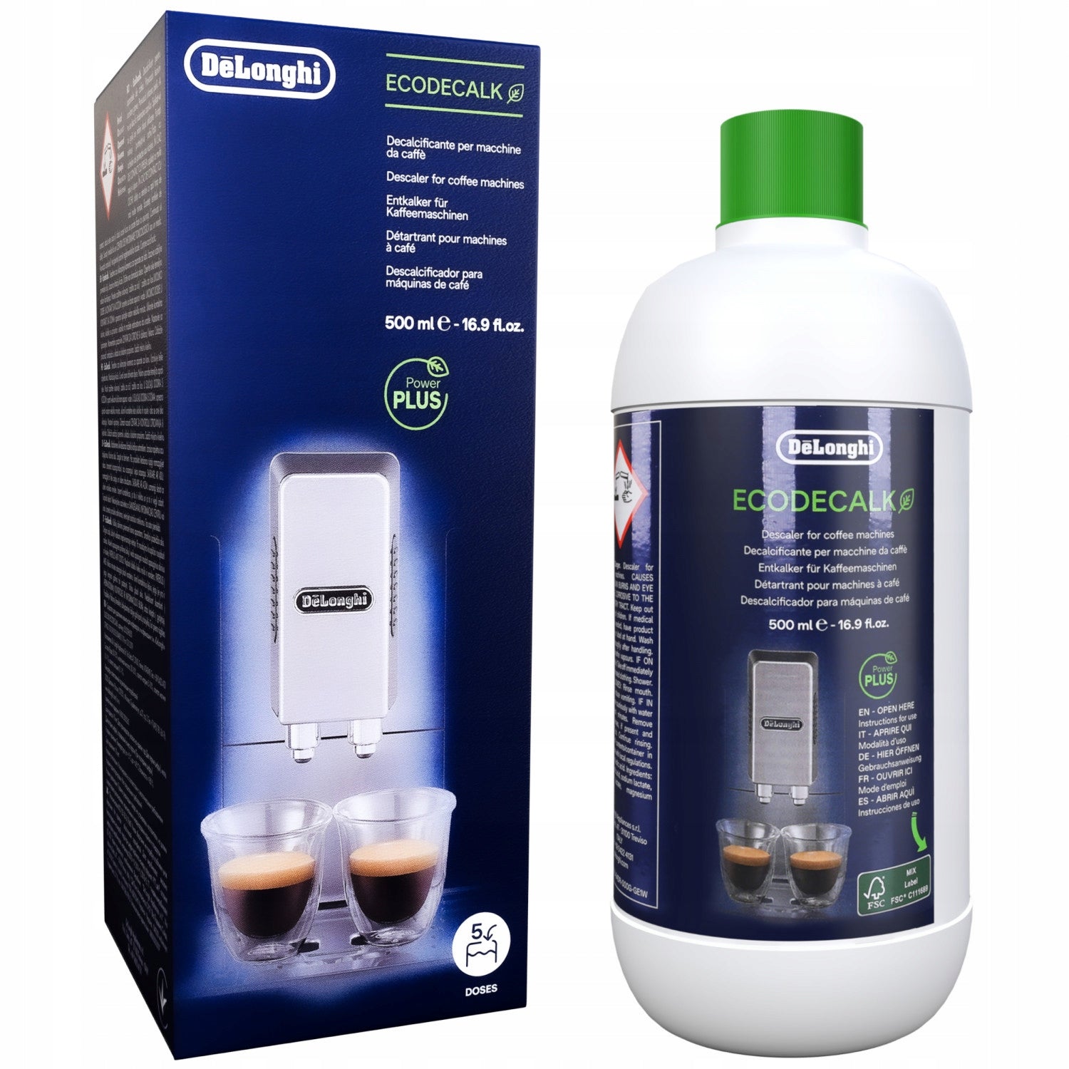 Descaler for DeLonghi EcoDecalk 500ml GIFT OCCASION