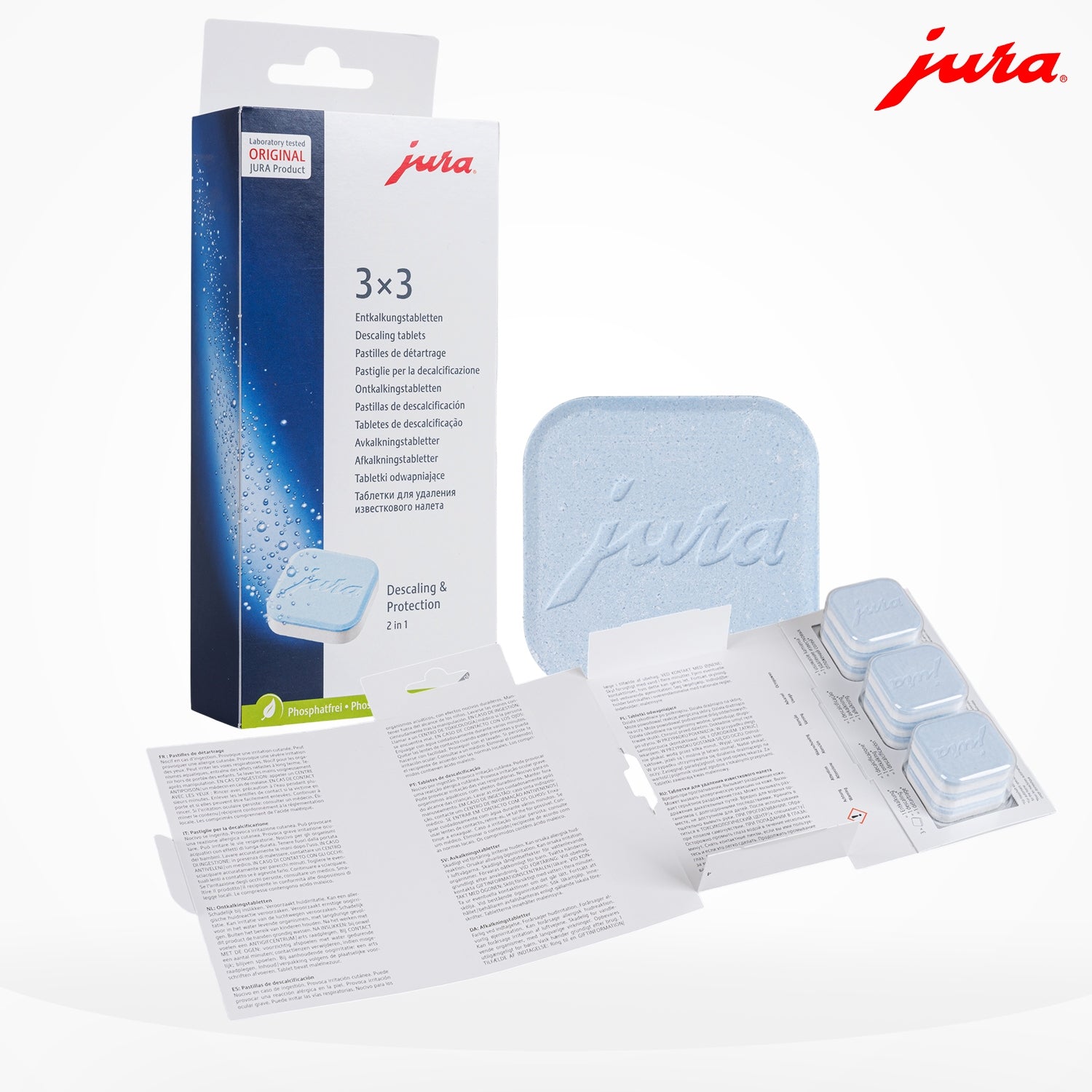 Descaler tablets for calcifying machine JURA 9 pcs. for cleaning Brand Jura
