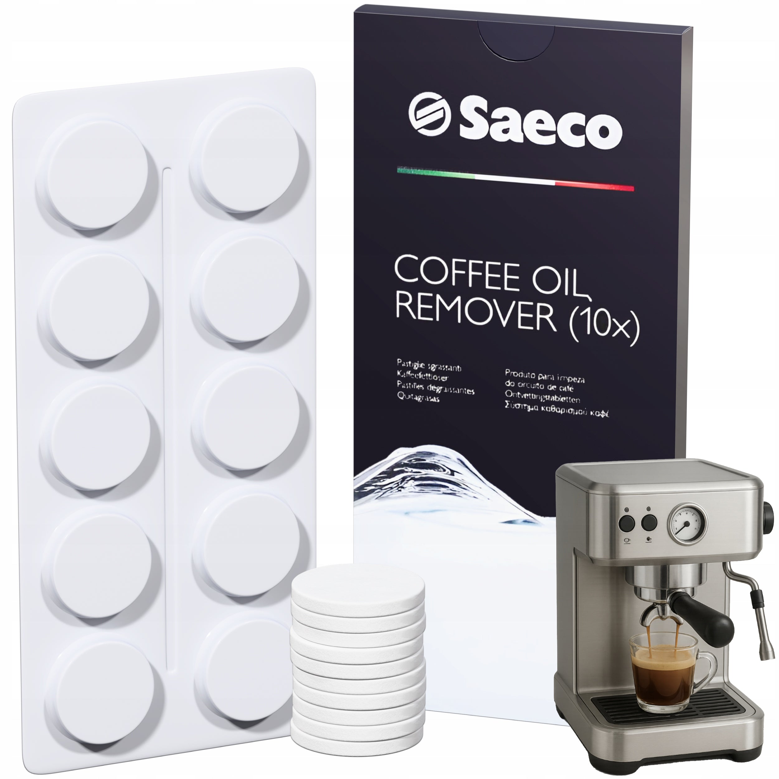 Descaling Tablets Express Saeco CA670400 10pcs Original Effective