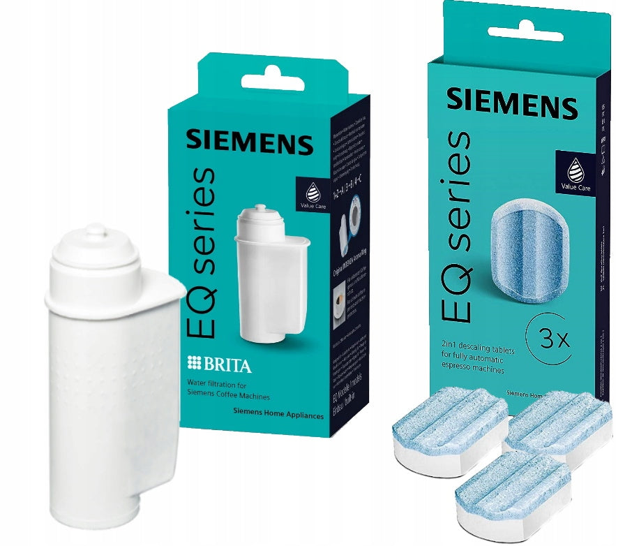 Descaling tablets and filter for SIEMENS TZ80002 TZ70003 2in1 machine