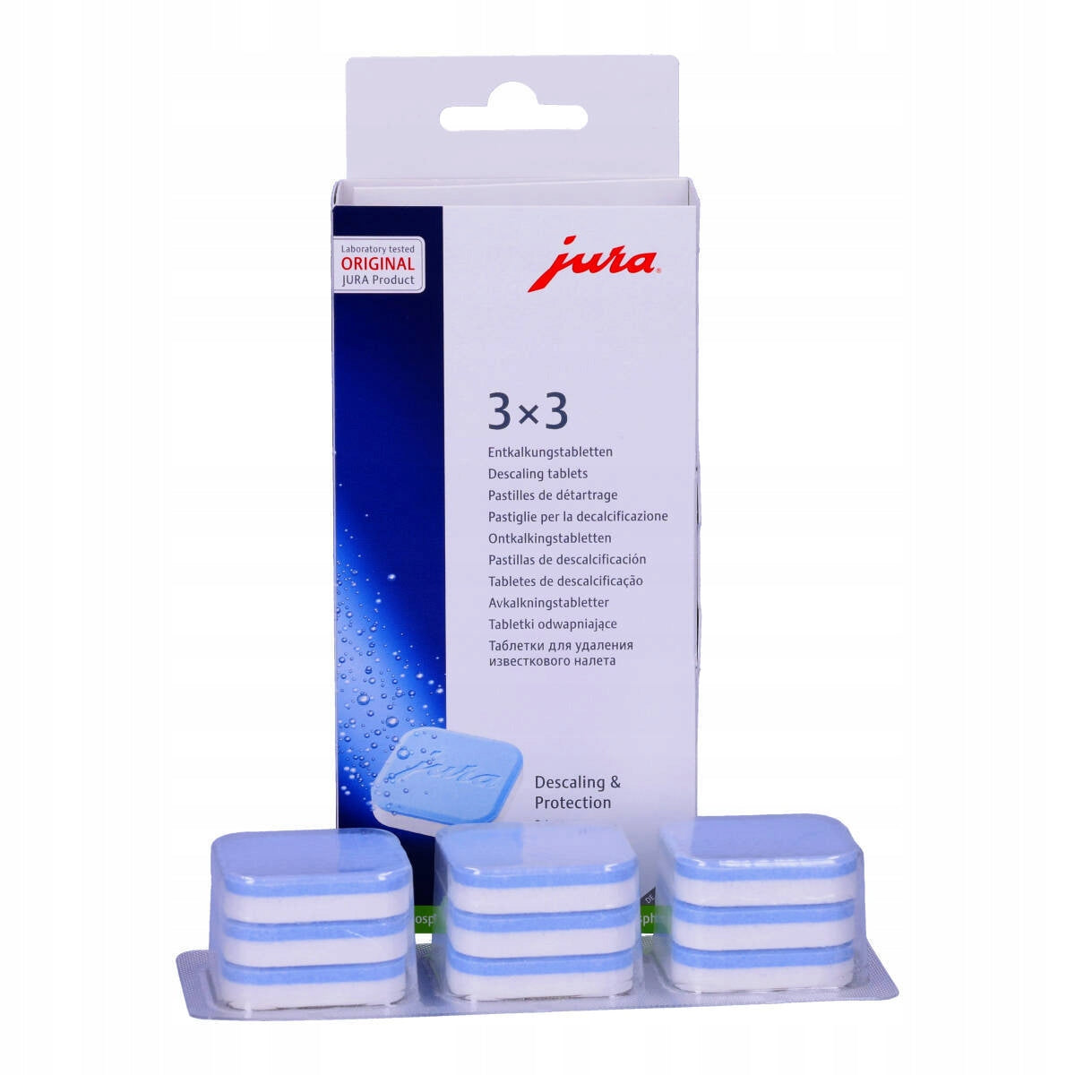 Descaling tablets for JURA 9pcs 61848 Manufacturer code 61848