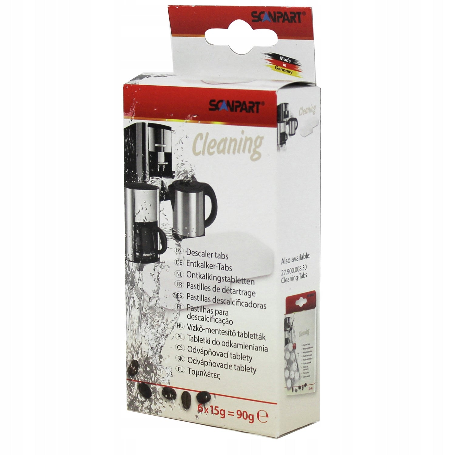 Descaling tablets for coffee machines 6 pcs universal