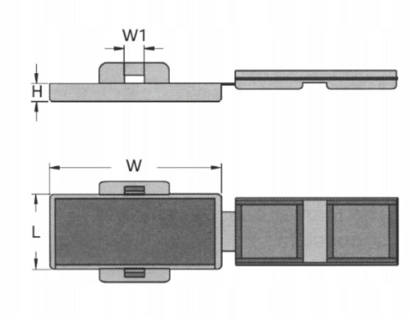 Description Plate Lockable for cable wires for tritics 41 x 17 mm 10 pcs. Packaging status original
