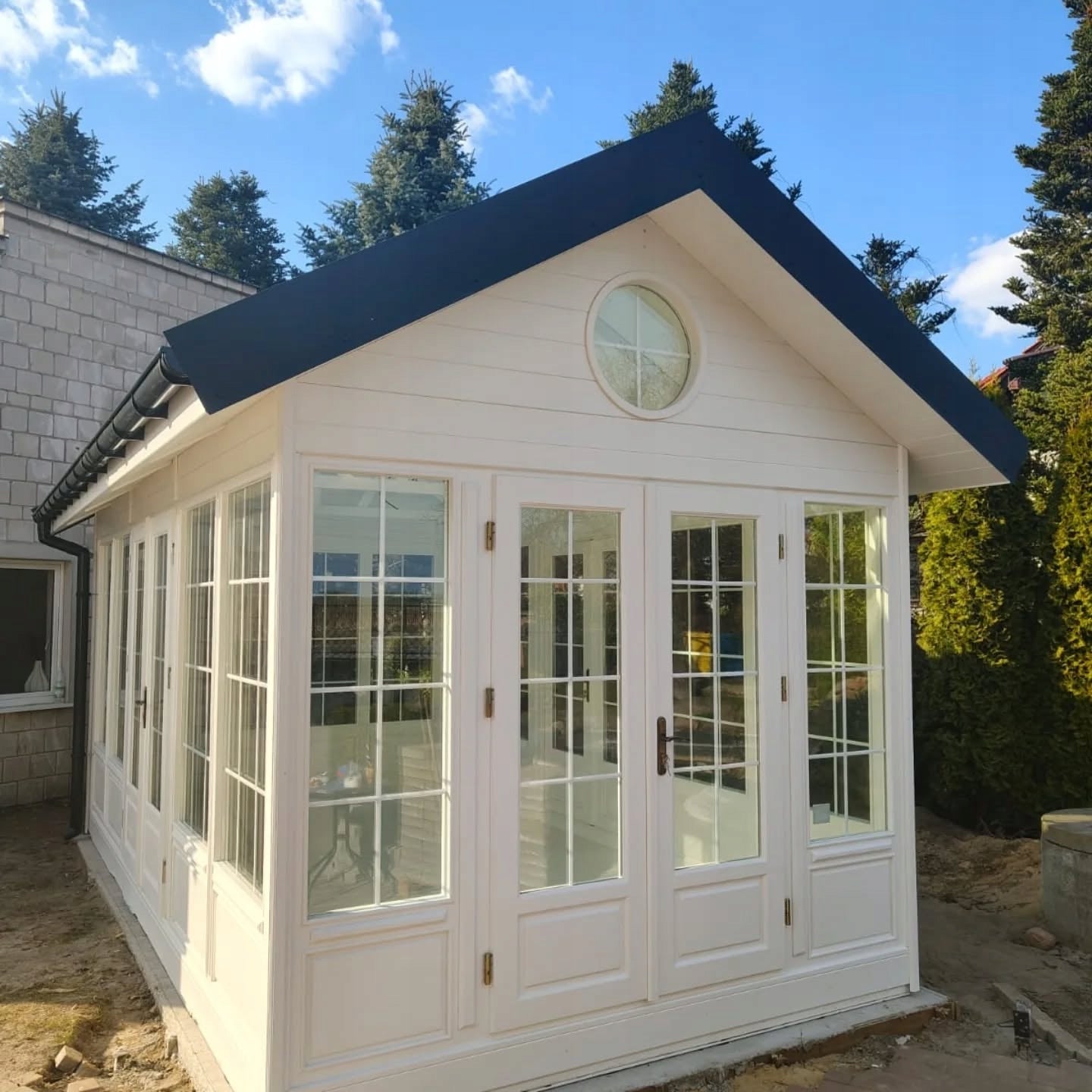 Designer conservatory / garden studio – year-round, insulated PREMIUM