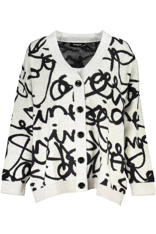 Megztinis moterims Desigual, baltas