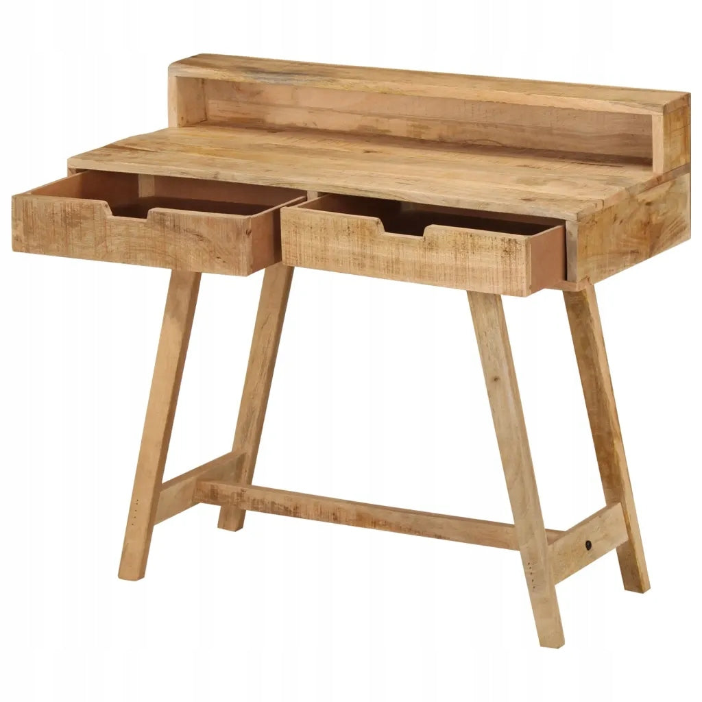Desk, 100x45x90 cm, raw mango wood Brand VidaXL