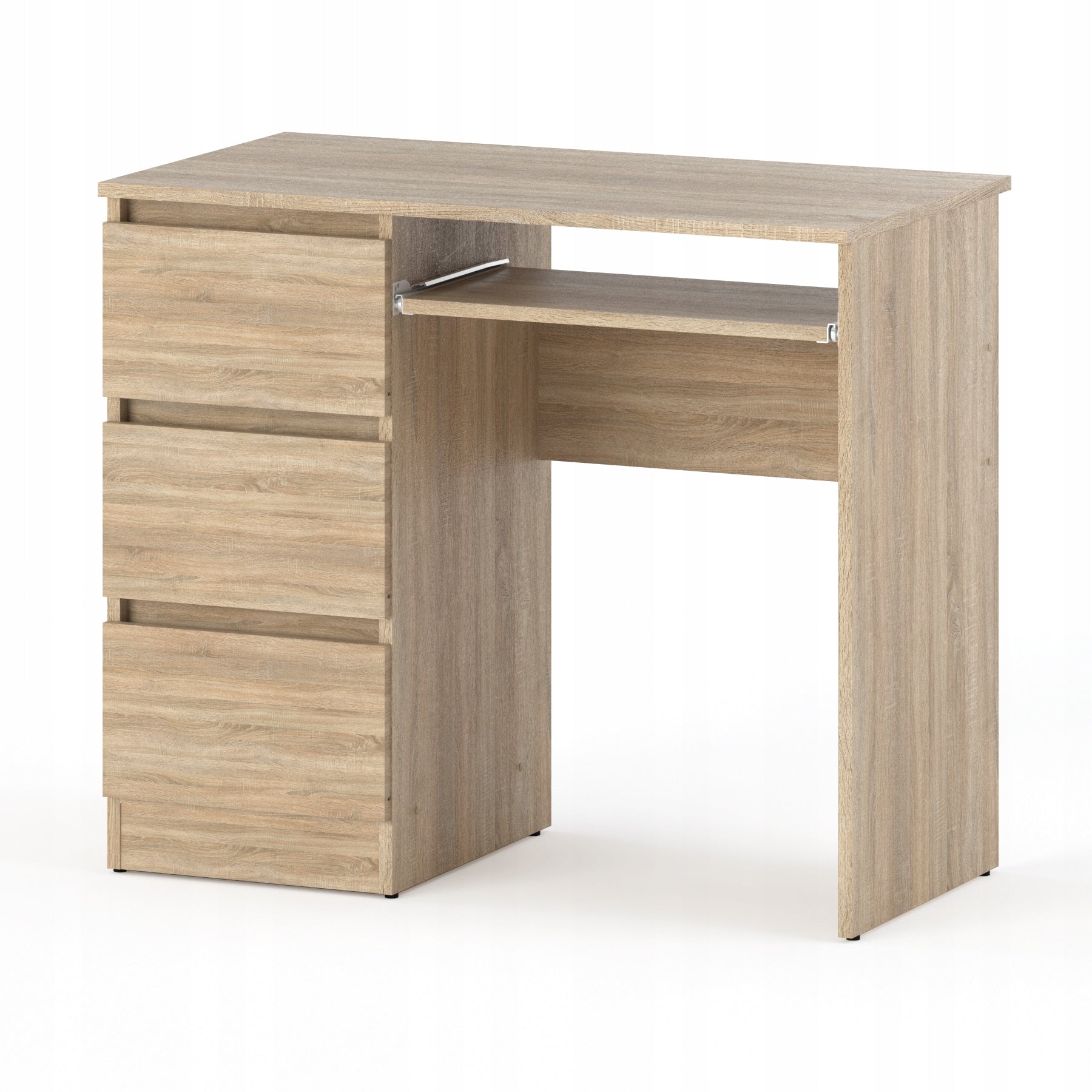 Desk 3 Drawers 90 cm Computer School Gaming Shelf Furniture Poland Brand Stiv-Meble