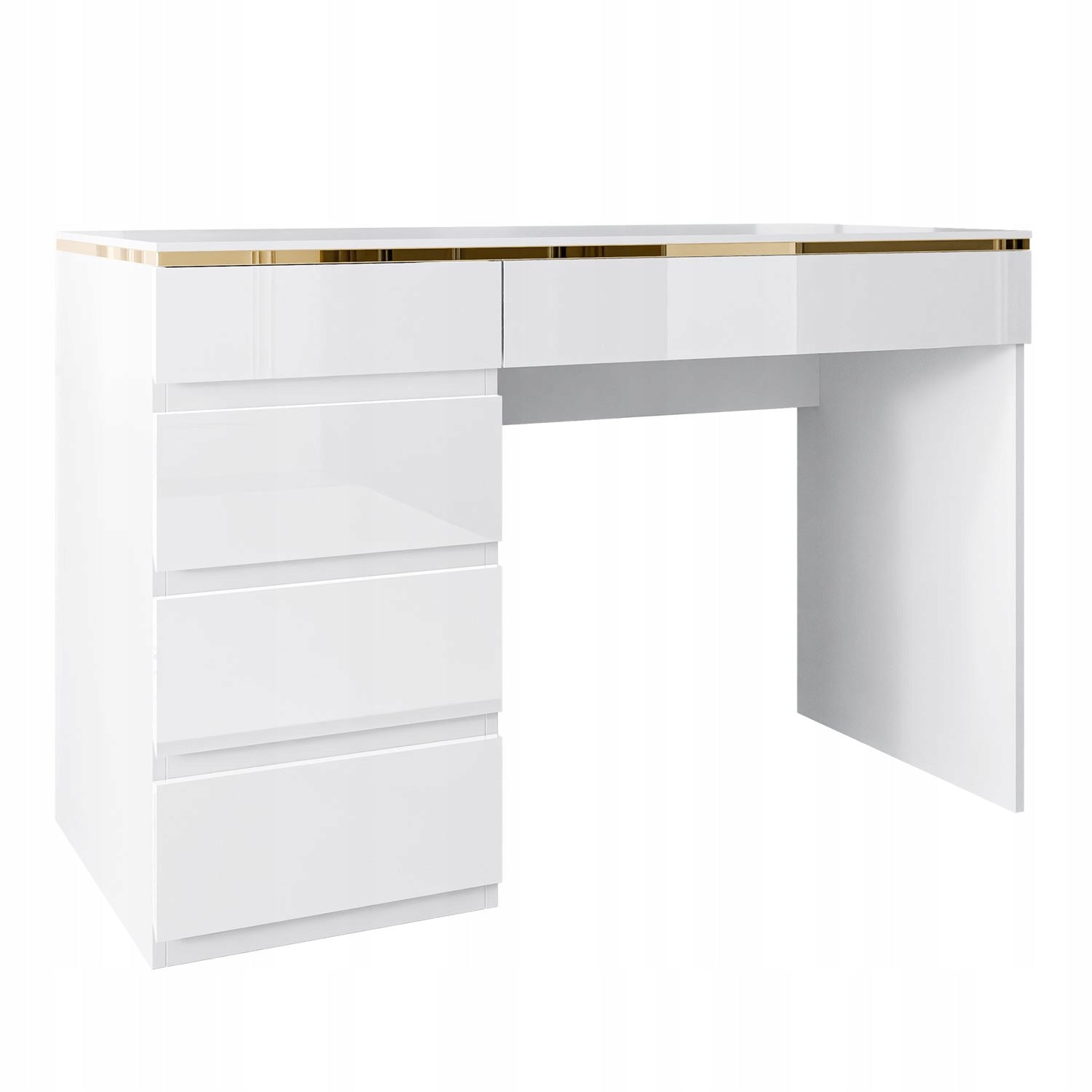 Desk AURORA with drawers White