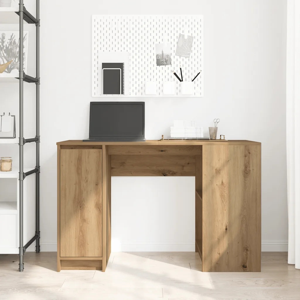 Desk Artisan Oak 120x42x76 cm Glued wood Brand VidaXL