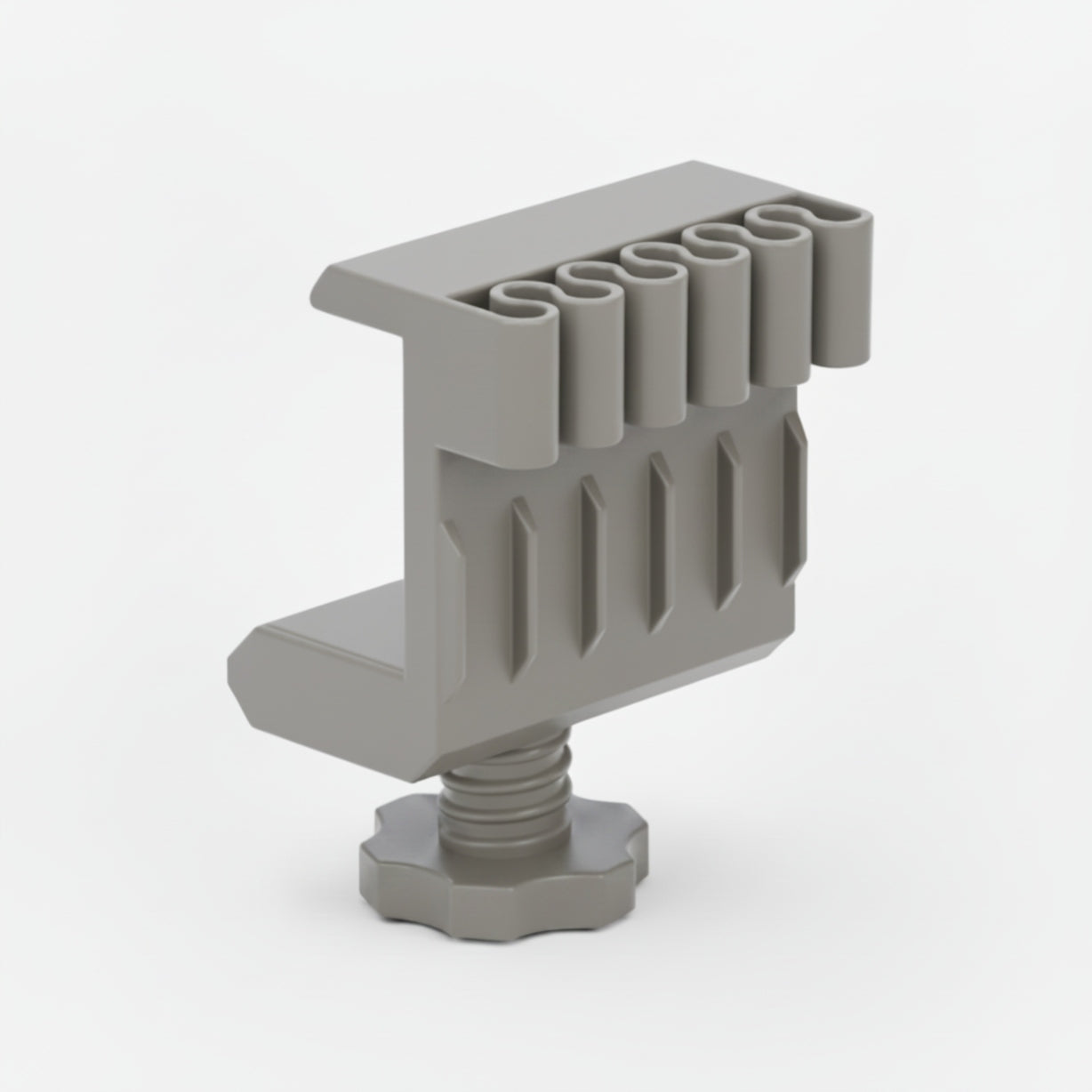 Desk Cable Holder Grey Wire Organizer for Clamp