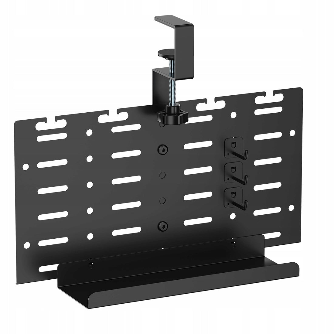 Desk Cable Organizer Without DRILLING Perforated Board 5kg Metal Packaging status original
