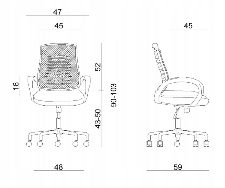 Desk Chair AWARD GREY Swivel Chair Uniqu EAN (GTIN) 5908242402185