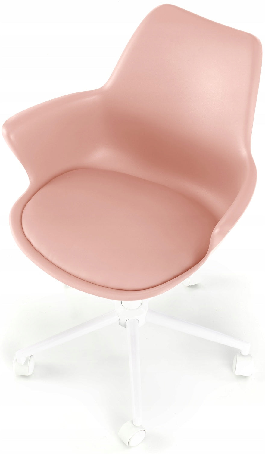 Desk Chair GASLY Youth Swivel Pink Suede Packaging status original