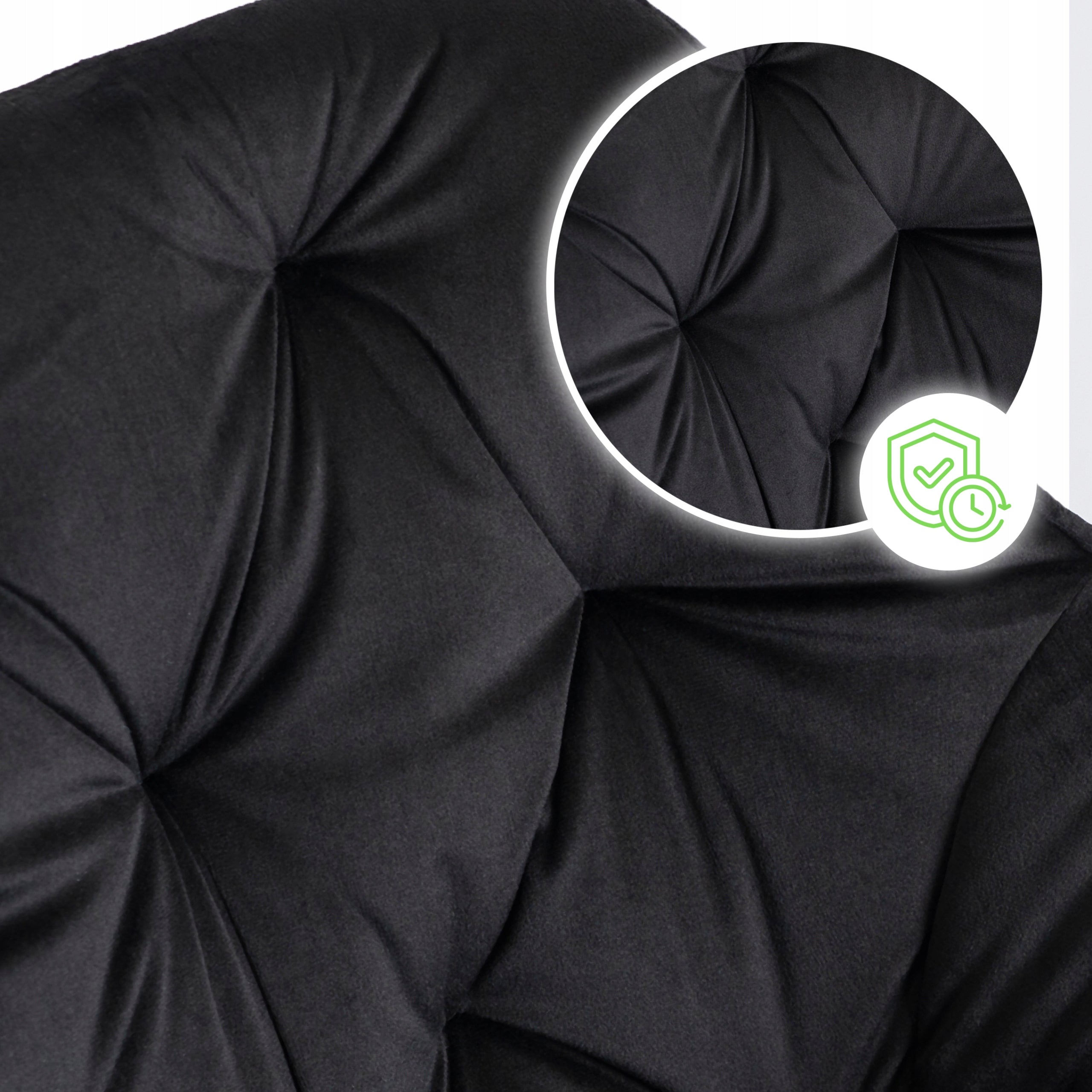 Desk Chair Swivel Velour Office Dressing Table Chair Black KONOR Manufacturer code krzesło młodzieżowe biurowe do komputera