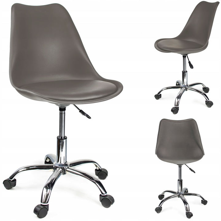 Desk Chair on Swivel Wheels WITH Desk CUSHION IGER grey JUMIhome