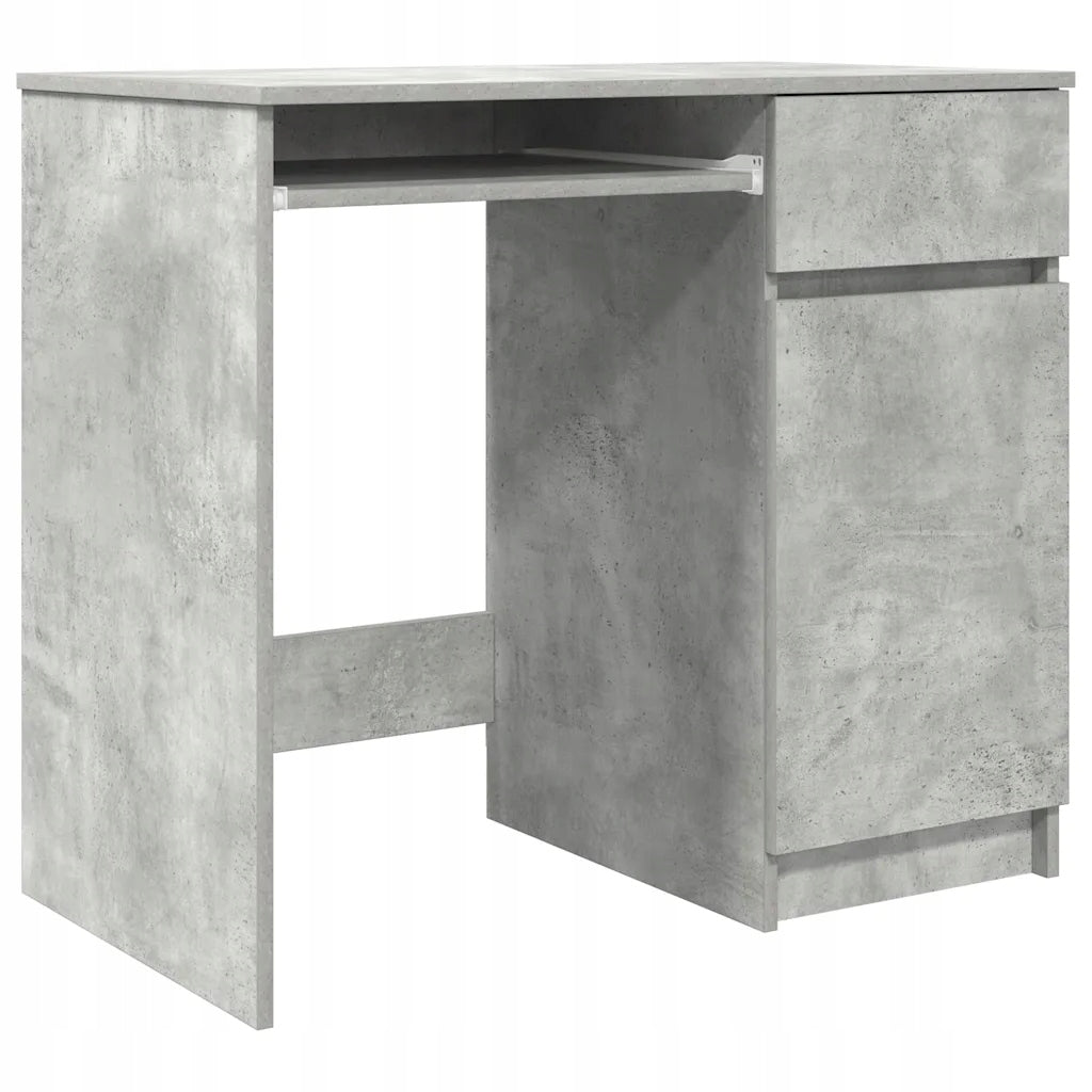 Desk Concrete Grey 86x49x76 cm Glued wood