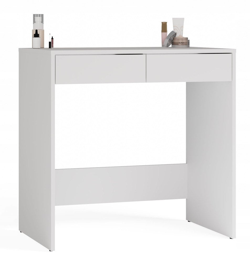 Desk Dressing Table with 2 Drawers White Modern Simple Elegant Maria Manufacturer code BIURKO MARIA 2S BIEL