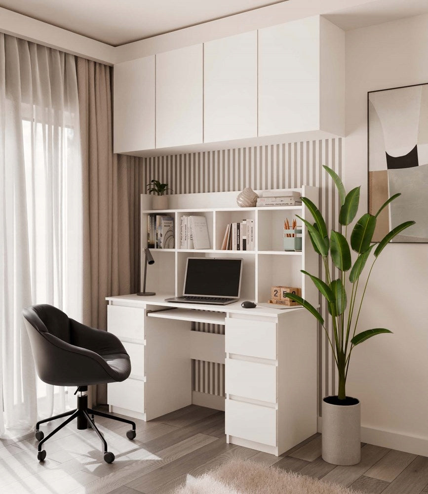 Desk Extension 130 cm WHITE Bookcase Documents, , M-MP-R-NDST- Manufacturer code NADSTAWKA DO BIURKA 130CM BIAŁA